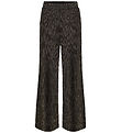 Kids Only Trousers - KogQueen - Black/Lurex Rose Gold/Stripe