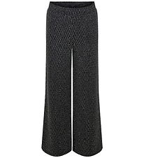 Kids Only Trousers - CookQueen - Black/Lurex Silver/Harlequin
