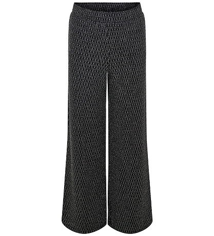 Kids Only Byxor - CookQueen - Black/Lurex Silver/Harlequin