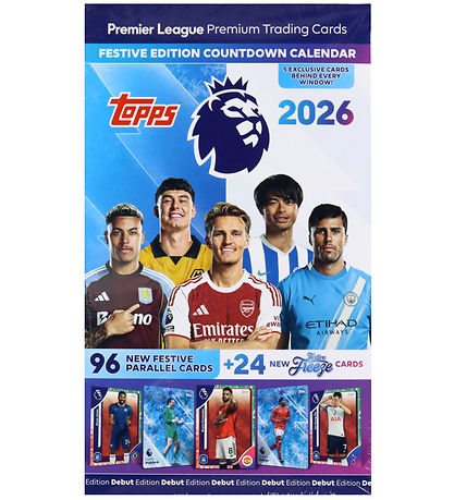 Calendrier de l'Avent de cartes de football - Premier League 202 Calendrier de l'Avent de cartes de football - Premier League 202