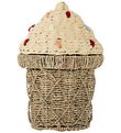 Bloomingville Basket w. Lid - 28x41 cm - Cillie - Natural