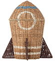 Bloomingville Basket w. Lid - 31x35 cm - Space - Natural