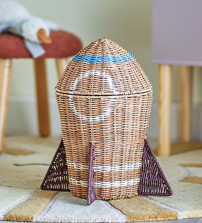 Panier av. Couvercle Bloomingville - 31x35 cm - Space - Naturel Panier av. Couvercle Bloomingville - 31x35 cm - Space - Naturel