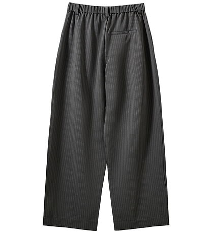 Sofie Schnoor Byxor - Malinasy - Dark Grey Striped