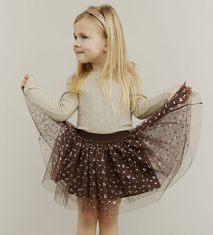 Sofie Schnoor Tulle Skirt - Siggysk - Brown
