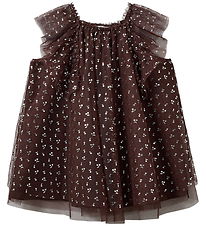 Sofie Schnoor Tulle Dress - Blossom - Brown