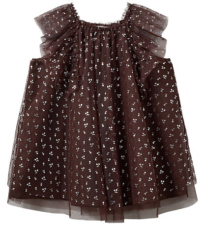Robe en tulle Sofie Schnoor - Fleur - Marron Robe en tulle Sofie Schnoor - Fleur - Marron