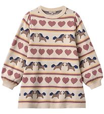 Fliink Kleid - Strick - Viskosemischung - Kino - Sandshell
