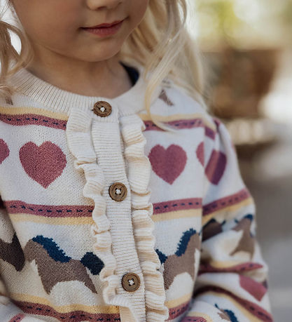 Fliink Cardigan - Strikk - Viskoseblanding - Kino - Sandskall