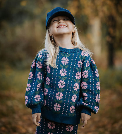 Blouse Fliink - Tricoté - Garden - Insigne Blue Blouse Fliink - Tricoté - Garden - Insigne Blue