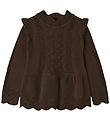 Fliink Blouse - Knitted - Viscose blend - Alilly - Coffee Bean