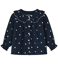 Fliink Overhemd - Corduroy - Dolly - Insignes Blue AOP