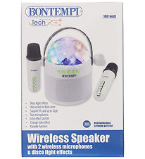 Haut-parleur av. 2 microphones/lumières Bontempi - Sans fil