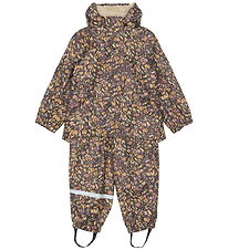 Mikk-Line Rainwear w. Lining - Teddy Rec - Raisin