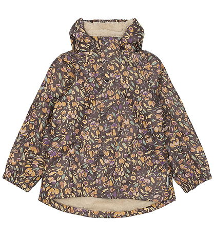 Mikk-Line Rainwear w. Lining - Teddy Rec - Raisin