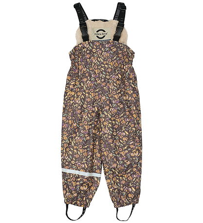 Mikk-Line Rainwear w. Lining - Teddy Rec - Raisin