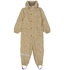 Mikk-Line Rainsuit w. Fleece - Cornstalk
