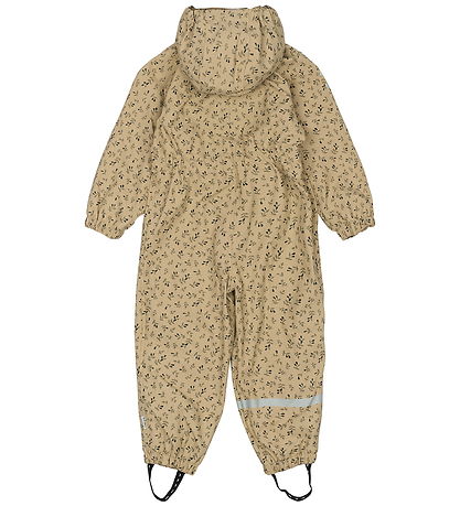 Mikk-Line Rainsuit w. Fleece - Cornstalk