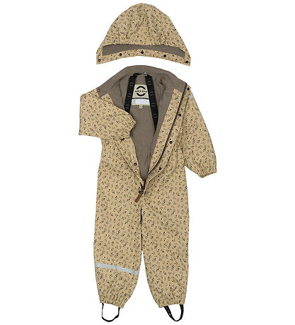 Mikk-Line Rainsuit w. Fleece - Cornstalk