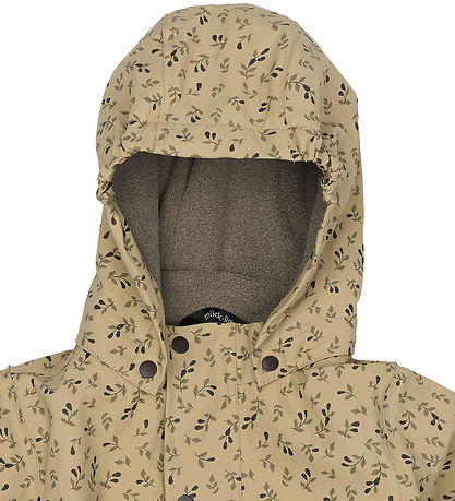 Mikk-Line Rainsuit w. Fleece - Cornstalk