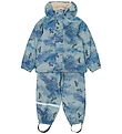 Mikk-Line Rainwear w. Lining - Teddy Rec - Blue Nights