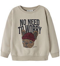 Name It Sweatshirt - NmmRiguna - Iceland Fossil Name It Sweatshirt - NmmRiguna - Iceland Fossil
