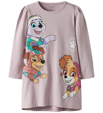 Name It Nightdress - NmfNanna - Paw Patrol - Keepsake Lilac