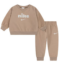Nike Sweat Set - Crew - Hemp
