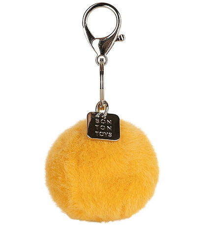 Bon Ton Toys Keychain - 5.5 cm - Smiley Keychain ECO Fuzzy - Ye