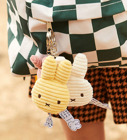 Bon Ton Toys Keychain - 10 cm - Miffy Flat Keychain Corduroy -