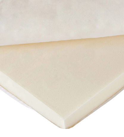Hoppekids Foam mattress w. Cover - 70x160 cm. 9 cm High - White