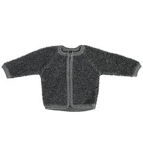 Smallstuff Cardigan M Zipper - Wool - Grey Melange