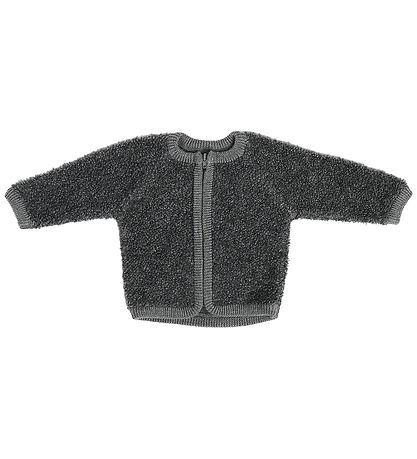 Smallstuff Cardigan M Zipper - Wool - Grey Melange