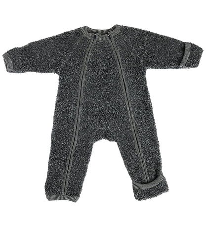 Smallstuff - Overall m. Rits - Grey Melange