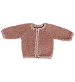 Smallstuff Cardigan w. Zipper - Wool - Rose