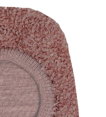 Cagoule Smallstuff - 2 couches - Laine - Rose