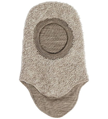Smallstuff Balaclava - 2 lag - Ull - Naturlig Melert