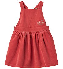 Wheat Kleid - Pinafore Agnes - Raspberry