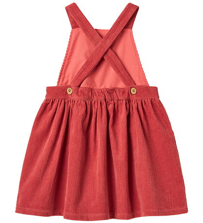Wheat Dress - Pinafore Agnes - Raspberry