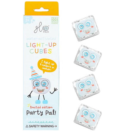 Glo Pals Party Kuber - White