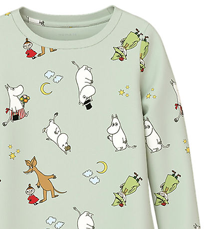 Name It Pyjamasetti - NmnSemol - MOOMIN - Pale Aqua Name It Pyjamasetti - NmnSemol - MOOMIN - Pale Aqua