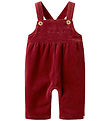 Lil' Atelier Overalls - Velvet - NbfSaga - Loose - Red Dahlia