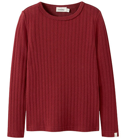 Lil' Atelier Blouse - Rib - NmfRita - Red Dahlia Lil' Atelier Blouse - Rib - NmfRita - Red Dahlia