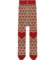 Hust and Claire Tights - HCFrankie - Hearts - Biscuit Hust and Claire Tights - HCFrankie - Hearts - Biscuit