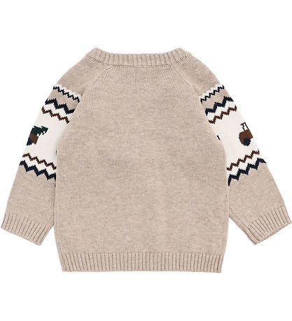 Hust and Claire Blouse - Gebreid - HCPerry - Truck - Beige Melan Hust and Claire Blouse - Gebreid - HCPerry - Truck - Beige Melan