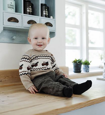 Hust and Claire Blouse - Gebreid - HCPerry - Truck - Beige Melan Hust and Claire Blouse - Gebreid - HCPerry - Truck - Beige Melan