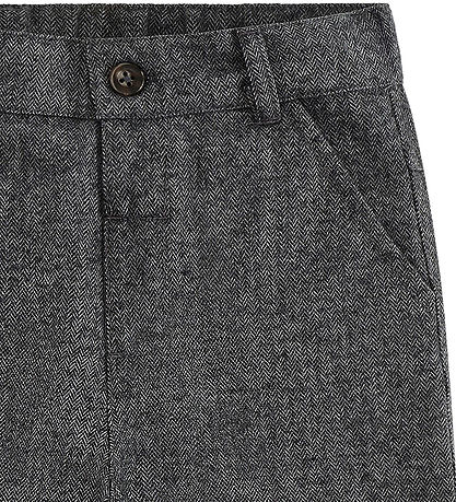 Hust and Claire Trousers - HCTage - Herringbone - Grey Blend