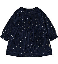 Hust and Claire Dress - Velvet - HCKis - More Navy w. Gold Heart Hust and Claire Dress - Velvet - HCKis - More Navy w. Gold Heart