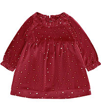 Hust and Claire Dress - Velvet - HCKis - Teaberry w. Gold Heart