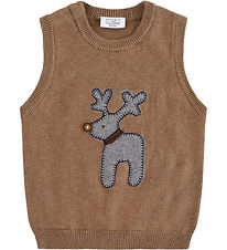 Hust and Claire Vest - Gebreid - HCPerry - Deer - Koffiemelange